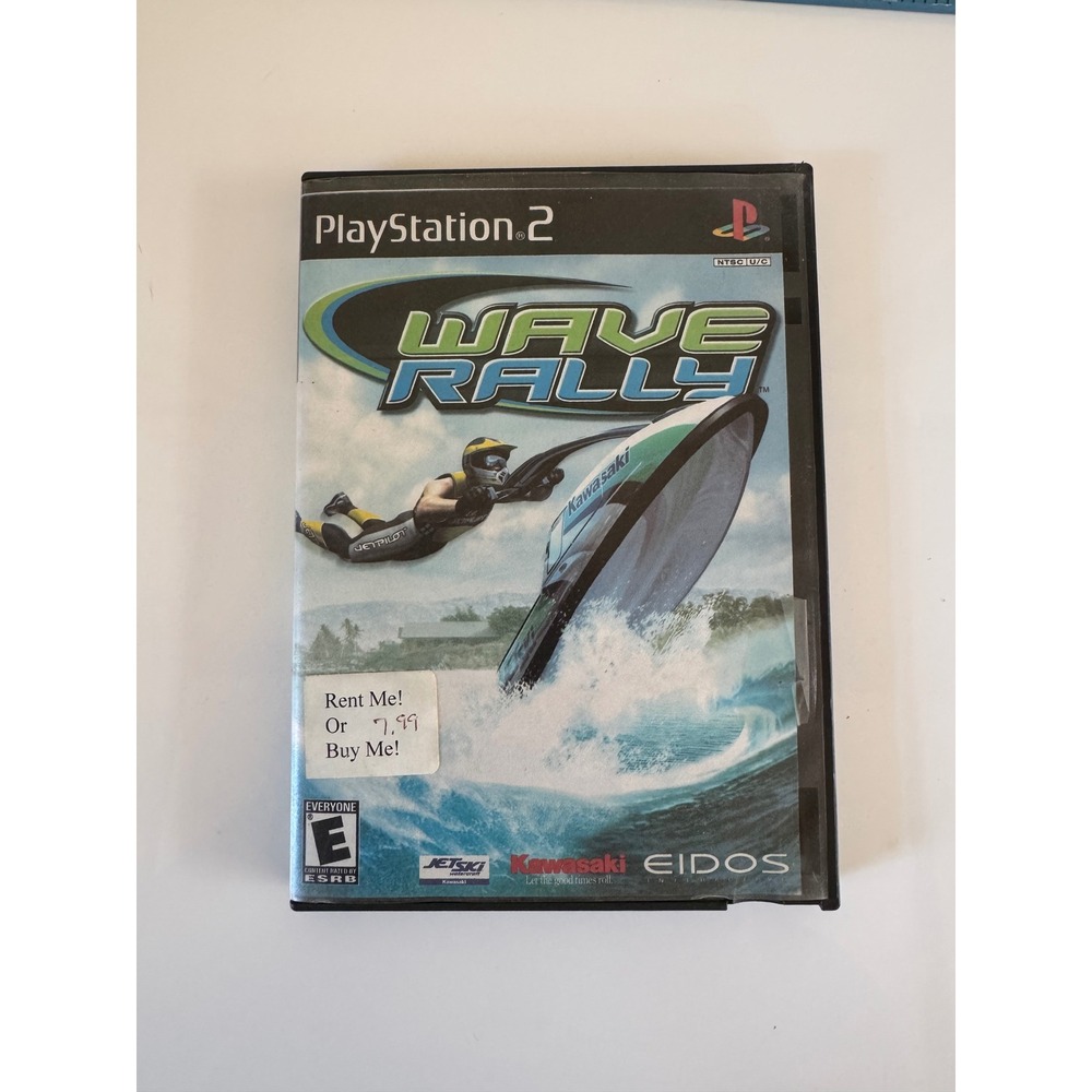 Wave Rally Sony PlayStation 2 PS2 Kawasaki Jet Ski Racing Game SLUS 20212